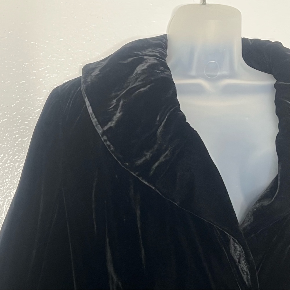 Lane Bryant - Plus, Women, Blazer, Jacket, Black, Size 22, velvet like fabric